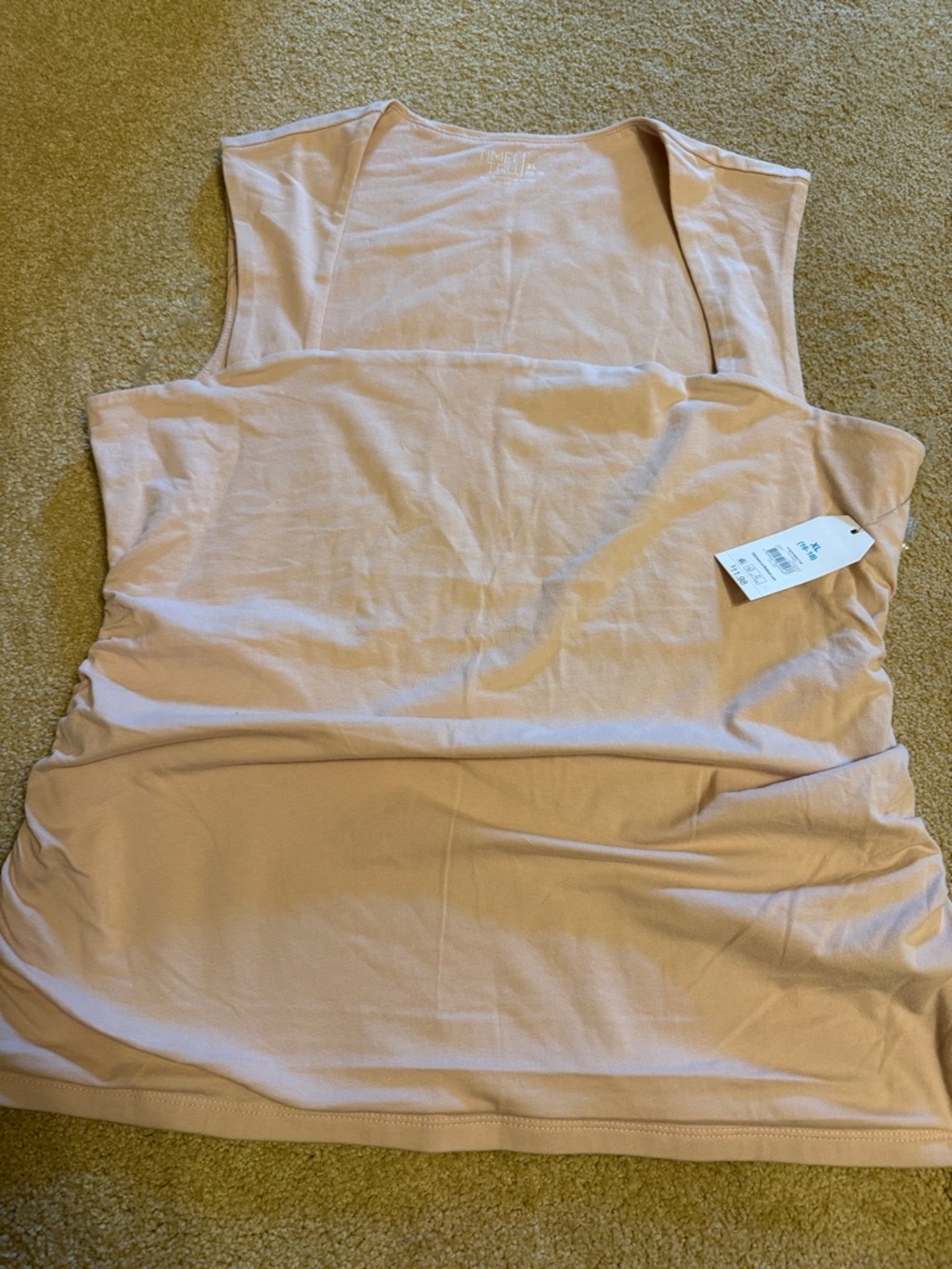 Time and Tru Blush Pink Sleeveless Tank Top